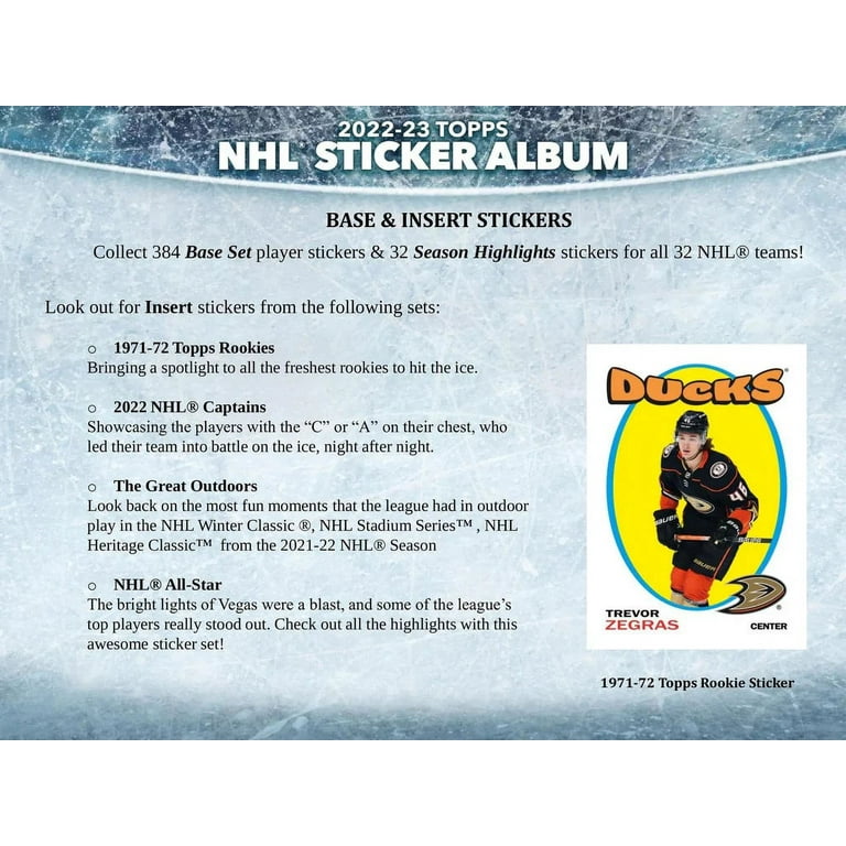 2022-23 Topps NHL Stickers OR Albums (Hobby)
