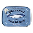 thumbnail image 4 of Bolsa de cosméticos Estilo de sardinas enlatadas Almacenamiento lindo Creativo para el trabajo Azul, 4 of 4