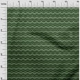 thumbnail image 3 of oneOone Polyester Spandex Green Fabric Chevron Sewing Fabric By The Yard Printed Diy Clothing Sewing Supplies 56 Inch Wide, 3 of 5