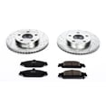 thumbnail image 3 of PowerStop Front Z23 Evolution Sport Carbon-Fiber Ceramic Brake Pad and Drilled & Slotted Rotor Kit Fits: CHEVROLET OLDSMOBILE PONTIAC Select Models K1551, 3 of 10