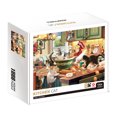thumbnail image 1 of Rompecabezas para niños Yuxing Kitchen Cat 1000 piezas HD 3 capas 1,5 mm de espesor, 1 of 5