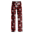 thumbnail image 5 of UDAUDU Womens Christmas Pajamas Pants Comfort Xmas Print Lounge Pants Elastic Waist Loose Fit Pajama Pants M, 5 of 6