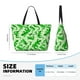 thumbnail image 4 of Fotbe Green Lizard Bolsa de Viaje para Playa - Resistente al Agua, Bolsa Tote de Gran Capacidad y Ligera con 7 Bolsillos para Mujeres y Hombres, 4 of 7