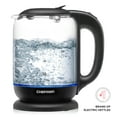 Chefman 1.7 Liter Electric Kettle w/ Easy Fill Removable Lid and LED