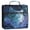 Cute Blue and White Cat, variant on Water-Resistant 3-Ring Binder Organizer with Multiple Pockets Zipper Binder Bag for Office Neon Butterfly