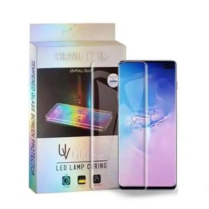 Samsung Galaxy S10 Plus Effacer UV Protecteur d'écran en verre trempé en gel liquide