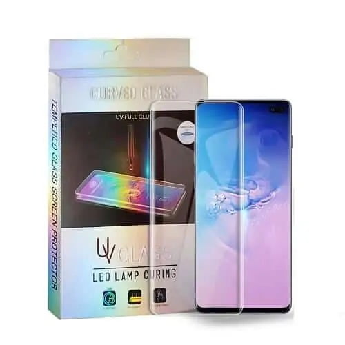 Samsung Galaxy S10 Plus Clear UV Liquid Gel Tempered Glass Screen Protector Film Guard