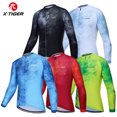thumbnail image 2 of Maillot de ciclismo X-TIGER de manga larga con ajuste mejorado, ropa de ciclismo de montaña para otoño, entrenamiento diario, camisa ligera, 2 of 5