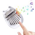 thumbnail image 1 of Pulgar Piano 8 Teclas Mini Kalimba Accesorios Música Portátiles, 1 of 9