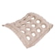 thumbnail image 4 of Cojín de asiento inflable PVC 16 agujeros cojín de silla inflable para viajes al aire libre beige, 4 of 8