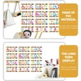 thumbnail image 4 of shiyou-12 Pcs Alphabet Bulletin Board Strips, Alphabet Chart Number Line Including ABC and 0-9 Number Bulletin Board Decorations,for Kindergarten Classroom Playroom Bedroom Decorations(Flags), 4 of 4