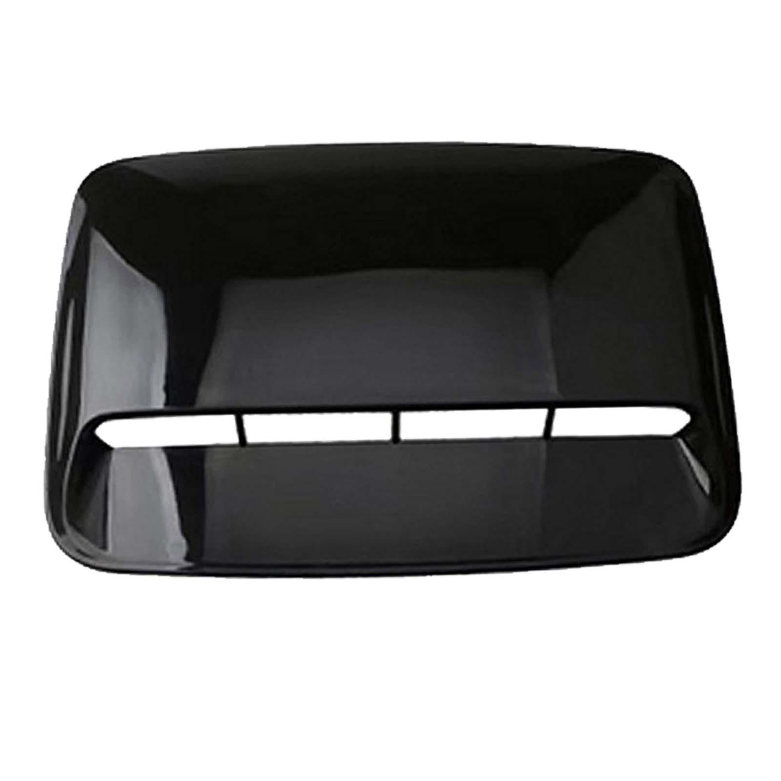 Nishiyuenyi Hood Body Air Decorative Intake Replaces Car Hood Vent for Car Modification Gloss Black