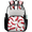 Multicolor 3, variant on Light Tan Leopard Print Clear Backpack for Stadium Events, Transparent Backpacks See Through Plastic Bag for Concerts & Work, Safari Animal Print