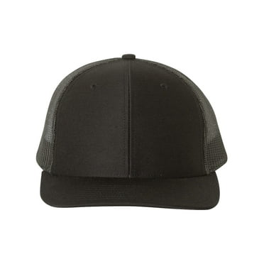 Richardson - Snapback Trucker Cap - 112 - Black - Size: XL