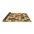 thumbnail image 2 of Ahgly Company Indoor Rectangle Abstract Brown Modern Area Rugs, 2' x 5', 2 of 4