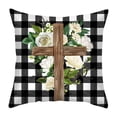 thumbnail image 2 of Clearance!Ymkly Pillow Cases Standard Size,Rabbit Pillowcase Linen Resistants To Dirty Car Cushion Easter Atmosphere Layout Decorative Throw Pillows,Decorative Pillow Covers, 2 of 9