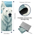 thumbnail image 4 of Polar Bear Gym Towels with Storage Bag, 72.8"x26.8", Suitable for Yoga, Pilates, Fitness, etc. - Yoga Towels, Gym Towels, Yoga Blanket, 4 of 6