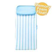 Open Box COMFY FLOATS No Inflate Water Pool Float with Pillow