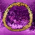 thumbnail image 3 of Funda Protectora con Lentejuelas en La Parte Posterior Del Cuerpo, Funda de Cojín de de Poliéster de 2 Colores Dorado morado, 3 of 6