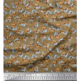 thumbnail image 1 of Soimoi Rayon Fabric Texture & Butterfly Print Sewing Fabric Yard 42 Inch Wide, 1 of 1