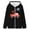 K-Black, variant on Ulitacool Spring Coats For Girls Long Sleeve Girls Winter Hooded Jacket With Fire Truck Print Zip Up Coats For Kids Outerwear School Outdoor Play Soft Playsuit Black 4-5 Years