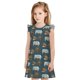 thumbnail image 1 of Fotbe Miniature Ship In Bottle Vestido de Dormir para Niñas de 3 a 10 Años, Mangas Cortas, Estilo Princesa, Pijama Camisón con Mangas Voladas-Large, 1 of 6
