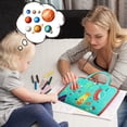 thumbnail image 5 of Interactive Busy Board Toy with Zippers, Buttons, Buckles – Portable Educational Sensory Activity Board for Fine Motor Skill Development, Travel-Friendly Design, 5 of 9