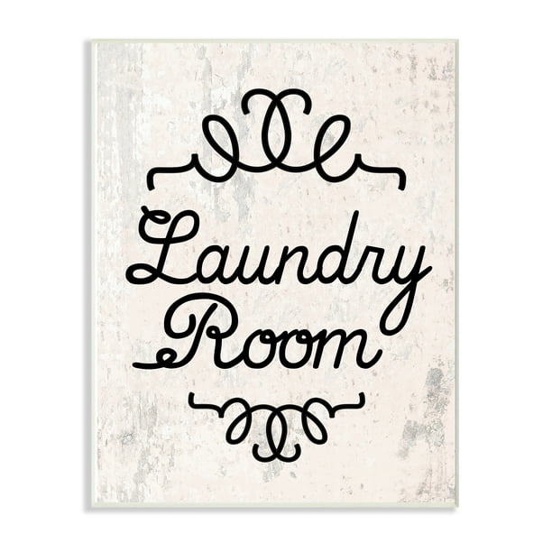 The Stupell Home Decor Collection 12 in. x 18 in. Laundry 
