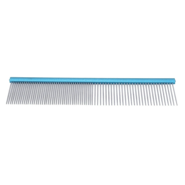Peigne de Toilettage pour Chien, Empêche l'Électricité Statique Peigne en Acier Sécuritaire Poignée Ergonomique Réutilisable pour Races à Poils Courts Rouge 16cm/6.3 Po,Violet 19cm/7.5 Po,Bleu 22cm/8.7 Po,Vert 13cm/5.1 Po