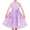 Lilac Floral Bow, variant on White Flower Girls Dress Sleeveless Lace Tulle Pearl And Rhinestone Embellished With Wrist Cuffs 8 Years
