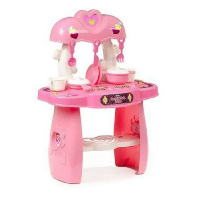 Cocinita Infantil MyToy Candy Chef 5411 Rosa 9 Accesorios