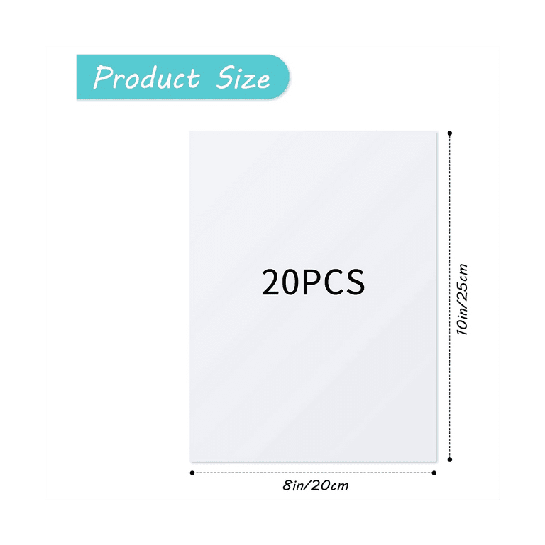 Sublimation Blanks Products for 8X10 Picture Frame, 20Pcs Double-Sided Sublimation  Blank Aluminum for DIY Photos 