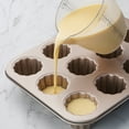 thumbnail image 5 of LKWLPD Mini Bundt Cake Pans for Baking 6 Straight Cup Corolli Cake French Dessert Kana Lei Baked Angel Bell Cup Cake Tool, 5 of 5