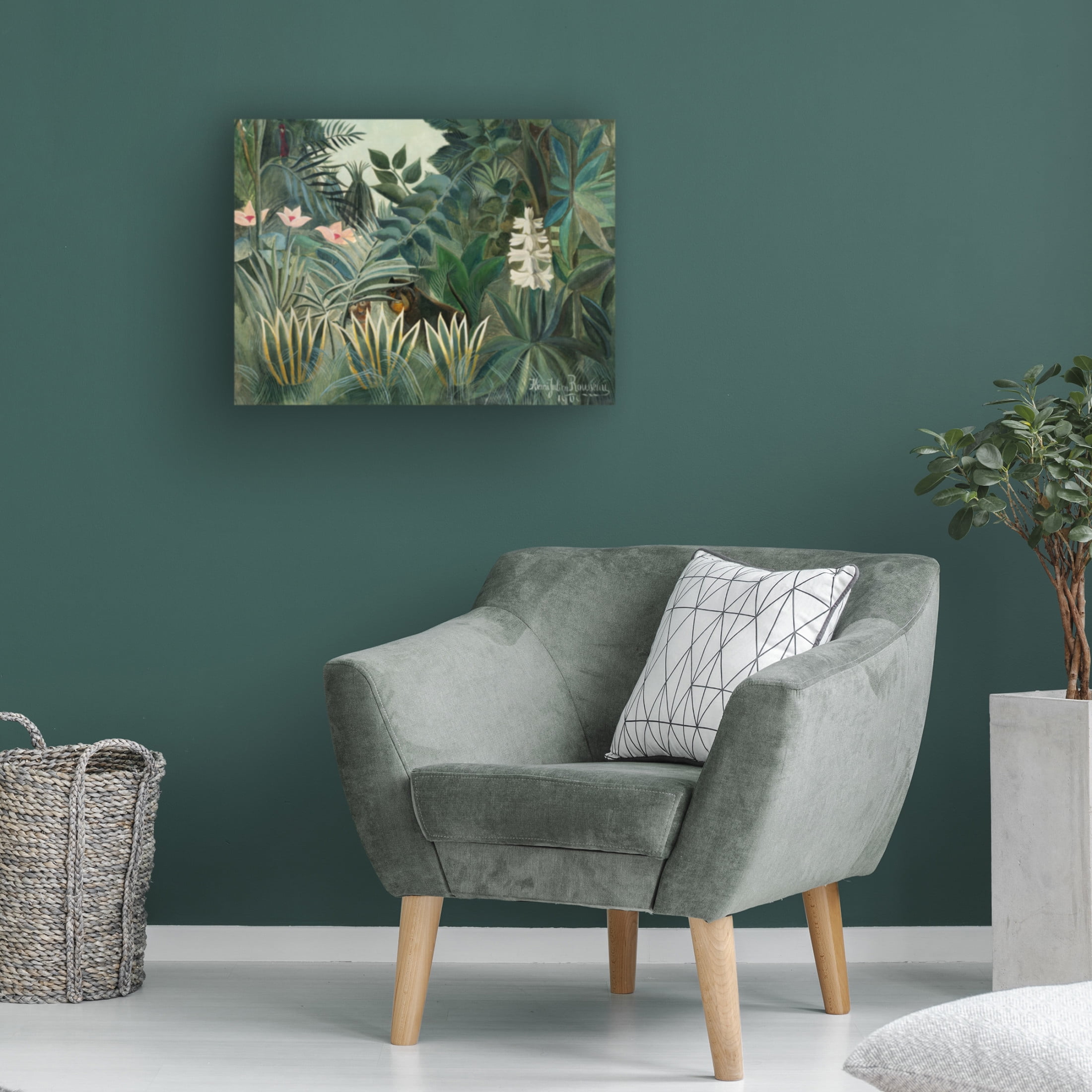 Trademark Fine Art Henri Rousseau Rousseau's Jungle III Canvas Wall Art