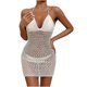 thumbnail image 1 of Falda de playa con gancho de mano sexy Blusa de bikini ahuecada Falda de tirantes de playa con conjunto de pantalones en T Fridja  nalpqowj48435, 1 of 6