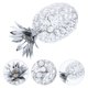 thumbnail image 5 of Adorno de piña cristal, 5 of 6