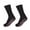 Black, variant on Naierhg 1 Pair Heated Socks Self-Heating Release Fatigue Lightweight Tourmaline Comfortable Breathable Massage Socks for Men Women