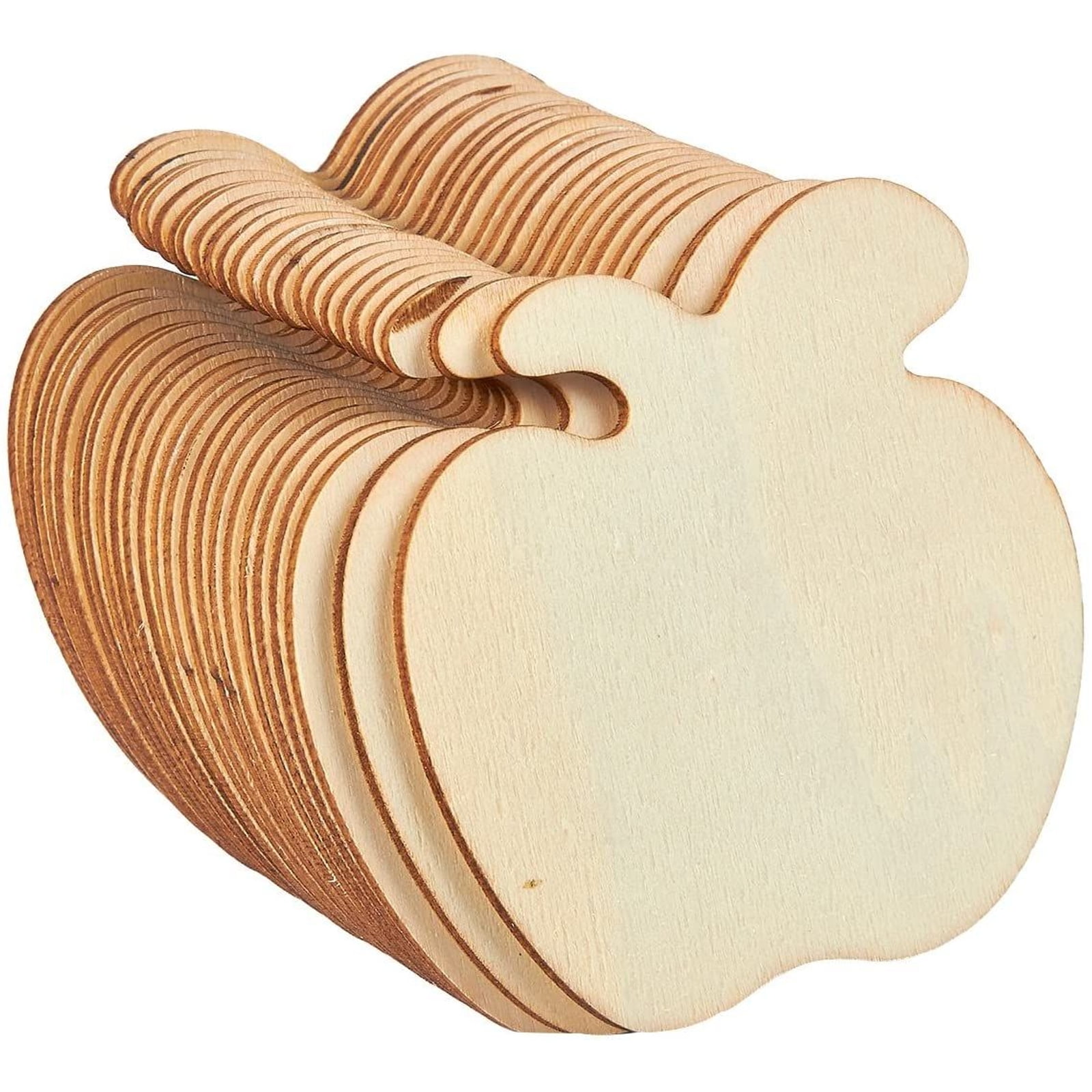 Foundations Decor Apple Blank Wood Shape