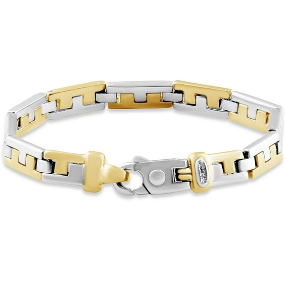 Pompeii Men's Link 14k Gold (48gram) or Platinum (77gram) 7.5mm Bracelet 8.5" (,)