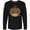 AB-Black, variant on Inktastic Cheetah Print Pumpkin Long Sleeve T-Shirt