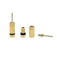 thumbnail image 3 of Monoprice High-Quality Pin Screw Type Gold Plated Speaker Pin Plug 5 Pairs 109438, 3 of 3