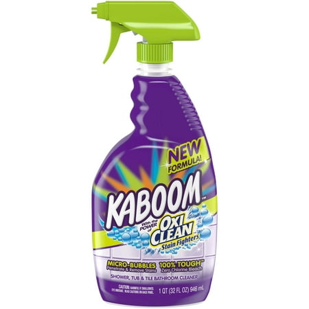 Kaboom Shower, Tub & Tile Cleaner with Oxi Clean 32 oz (Pack of 2) 32 ounce trigger, 2
