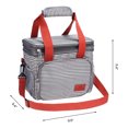 thumbnail image 2 of Unique Bargains Insulated Lunch Bag for Work Office, Picnic, Beach Stripe, 2 of 6