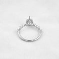 thumbnail image 5 of solitaire jewels 1.5CT Pear Moissanit Hidden Halo Engagement Ring For Women, 14K White Gold Plating Over Silver, D Color VVS Clarity, 5 of 7