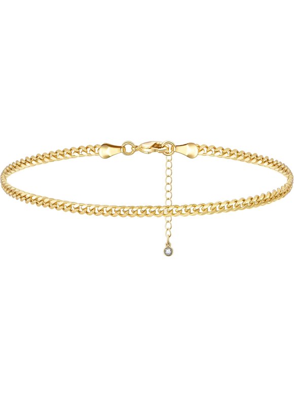 14k Gold Ankle Bracelet