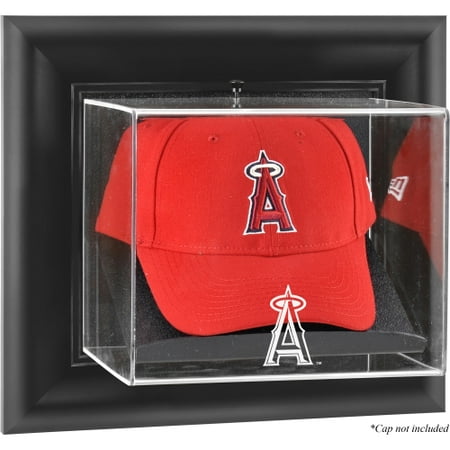 Anaheim Angels Cap - Los Angeles Angels Fanatics Authentic Los Angeles of Anaheim Black Framed Wall-Mounted Logo Cap Display Case - No Size