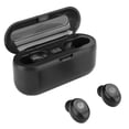thumbnail image 2 of Auriculares inalámbricos F9 negros ABS para el hogar y la oficina, con control táctil y pantalla digital, auriculares estéreo internos, 2 of 14