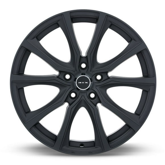 RTX (RTX) 081523 Contour Matte Black 17x7.5 5x108 ET40 CB63.4