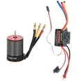 thumbnail image 1 of Motor con ESC de 60 A, bricolaje, universal, 4 polos, 50 mm x 36 mm, para coche, camión y orugas RC 1/10 3600KV, 1 of 9