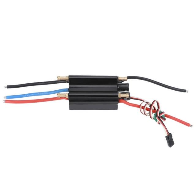 Brushless ESC, Lower Power Consumption Dual-channel Drainage Modified Parts Of The RC Boat For RC Boat Fans Improving The Performance Of RC Boat 60A
